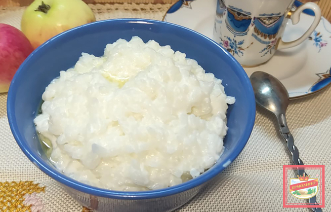 Молочная рисовая каша как в детском саду — рецепт с фото пошагово + отзывы